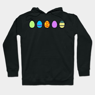 Easter Chocolate Eggs Print Hoodie